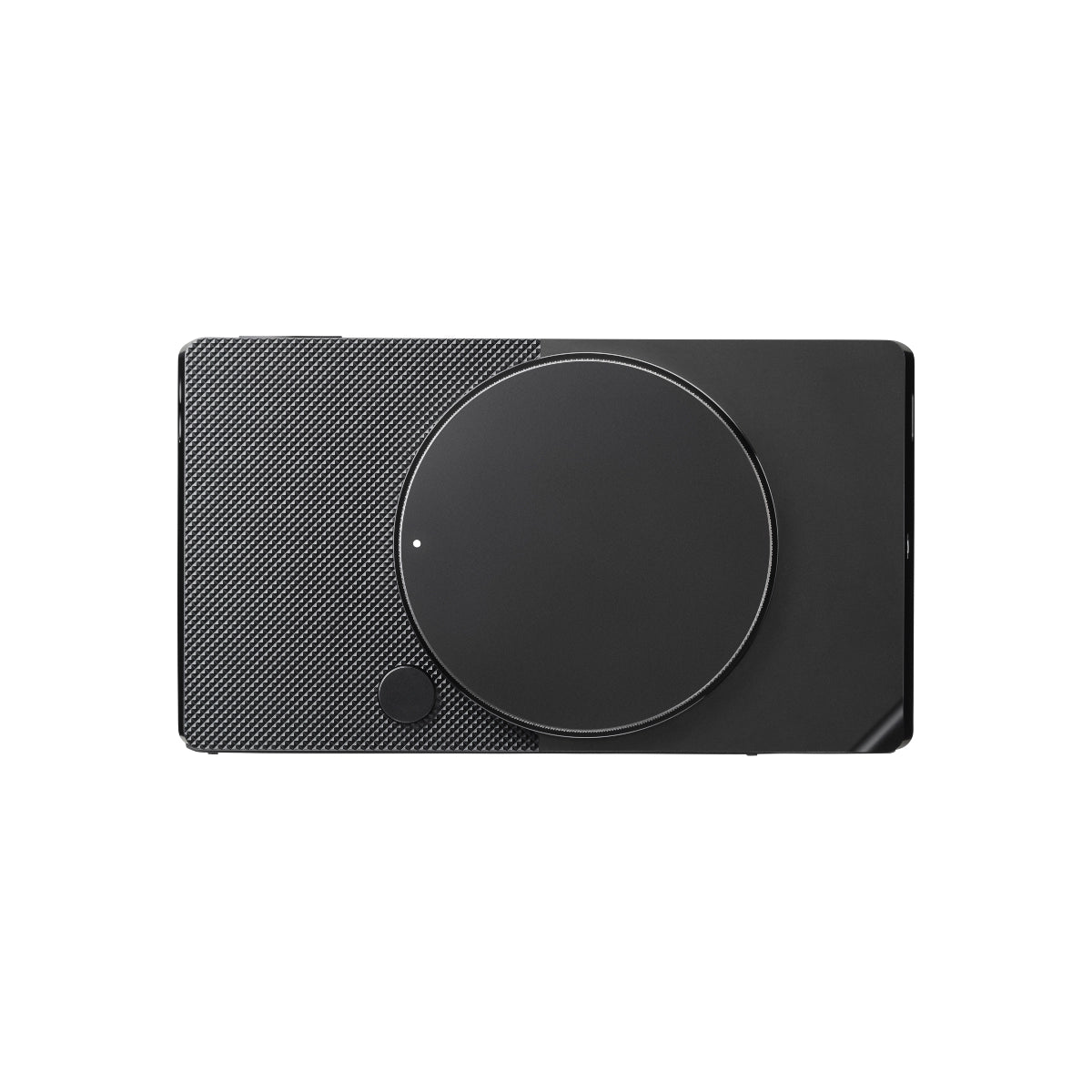 Sigma BF Camera Body Black L Mount front angle with body cap on
