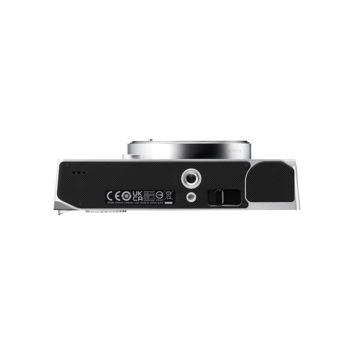 Sigma BF Camera Body Black L Mount bottom angle