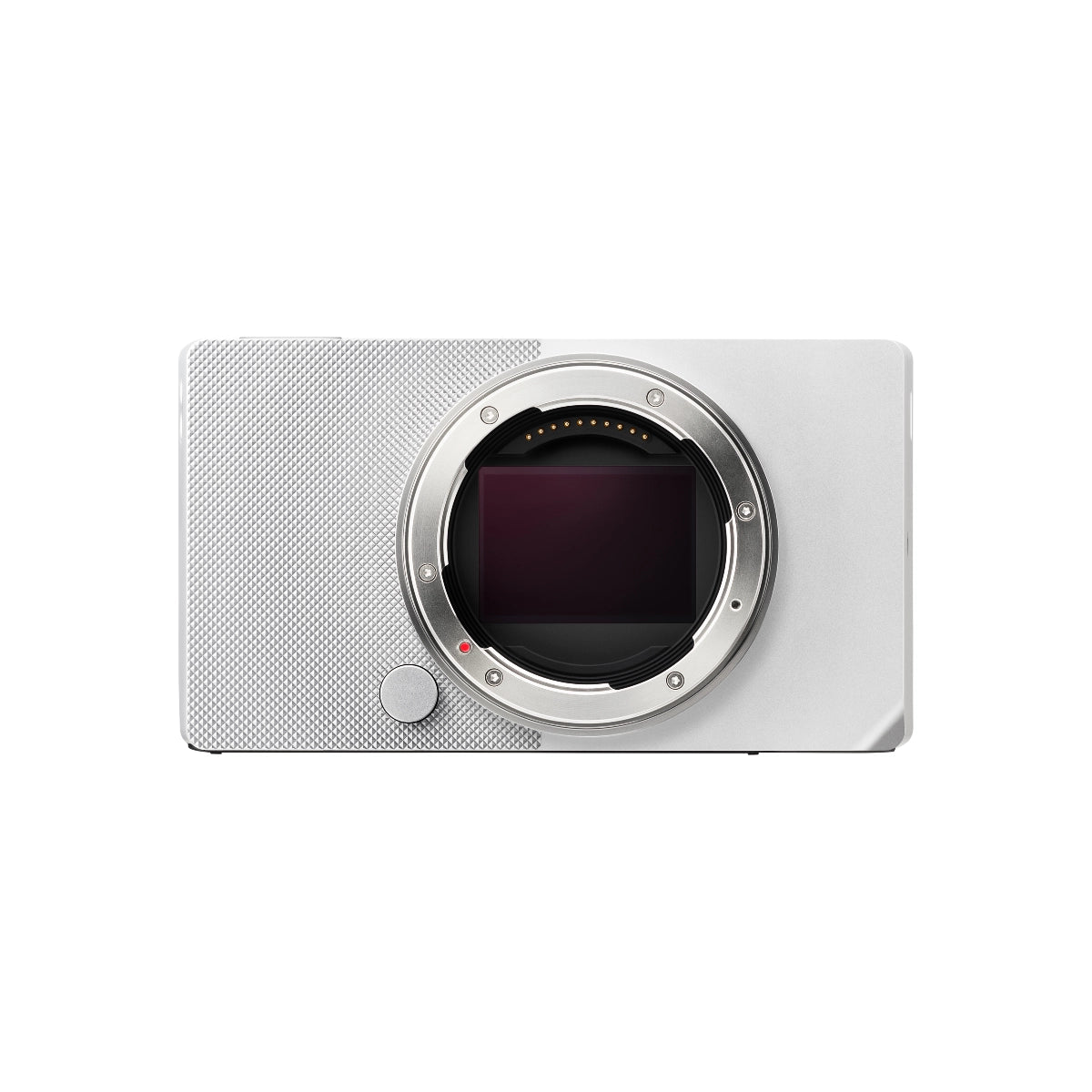Sigma BF Camera Body Silver L Mount front angle