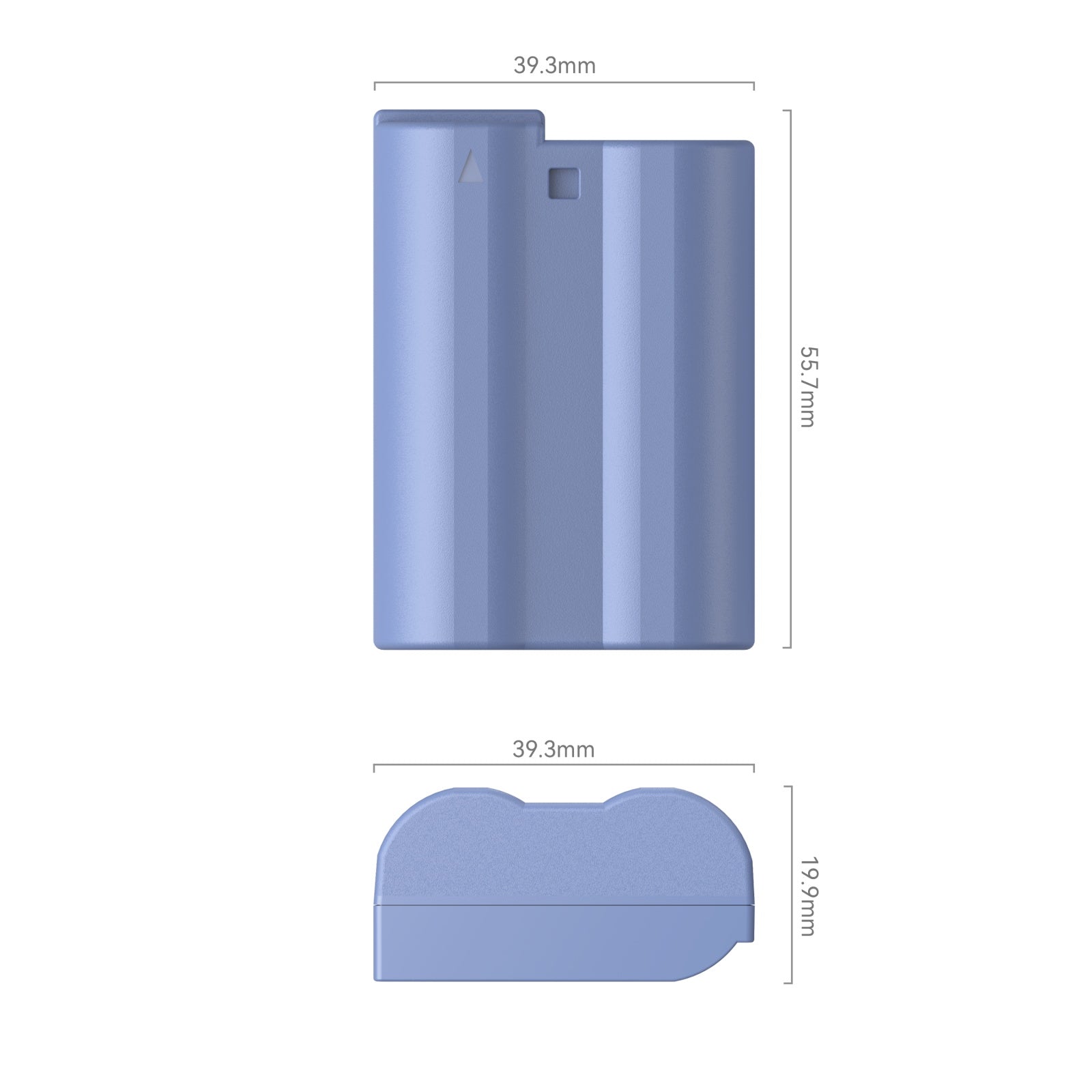 SmallRig EN-EL15c USB-C Rechargeable Camera Battery 4332 product photo of dimensions