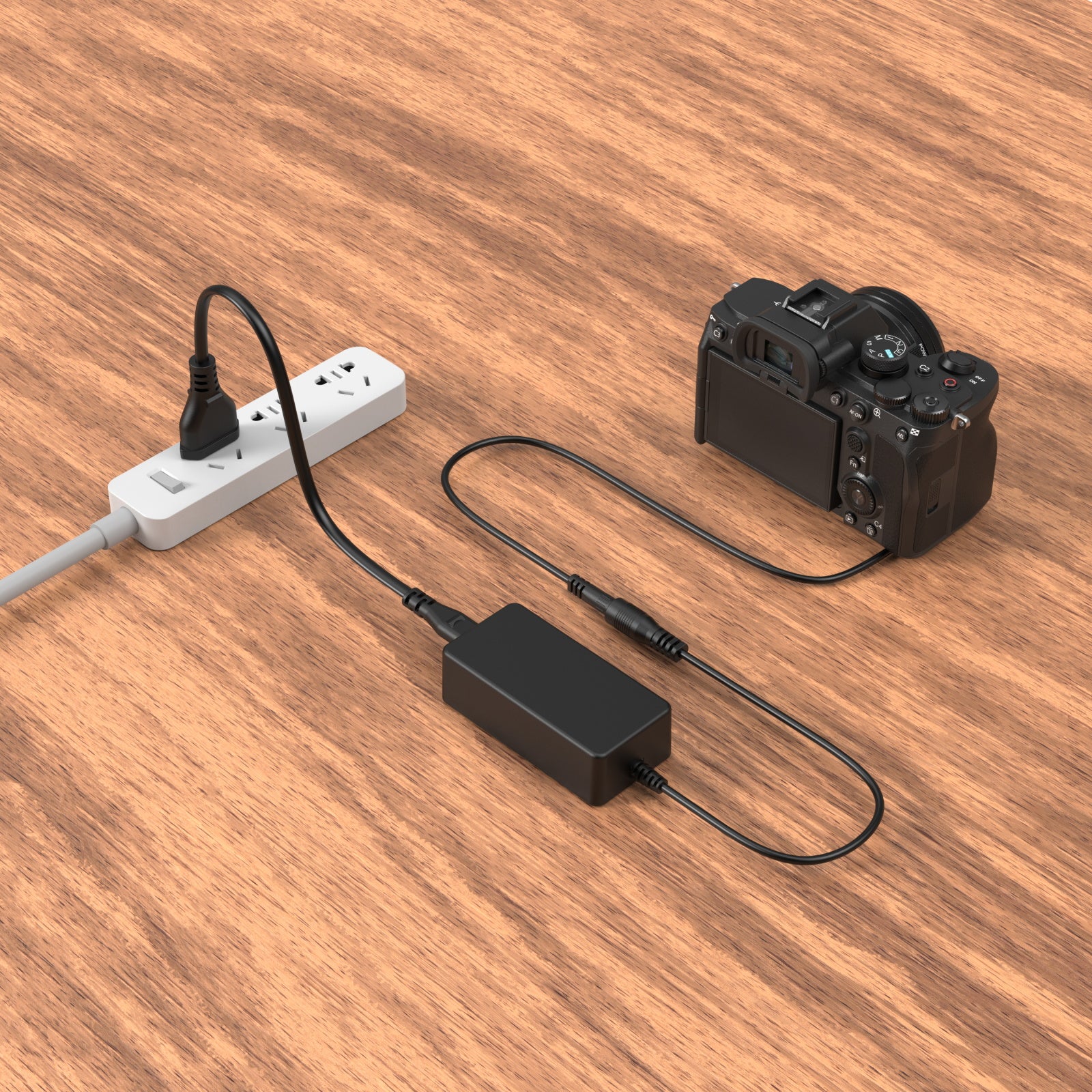 SmallRig NP-FZ100 Dummy Battery with Power Adapter 4269B product photo of camera being hcarged
