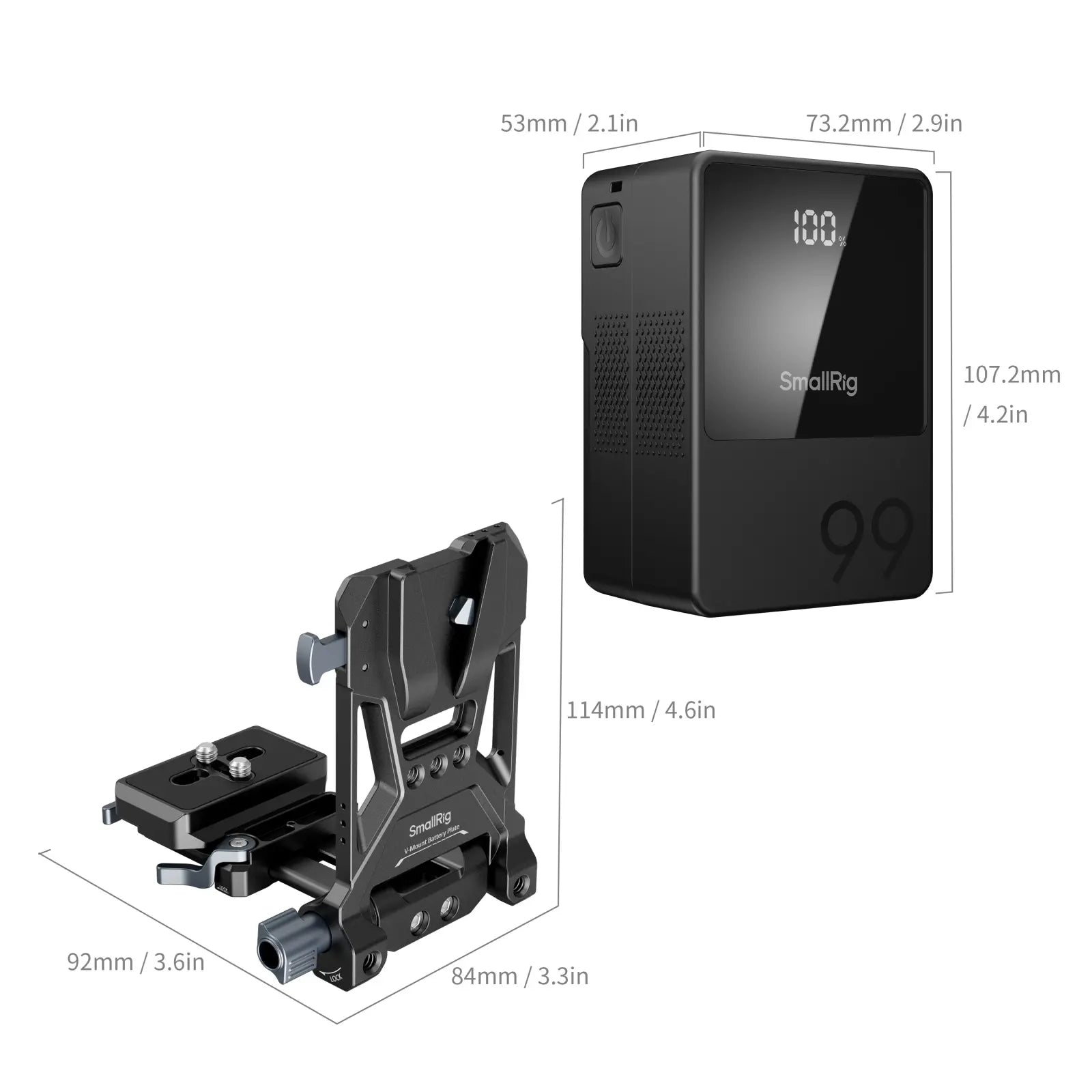 SmallRig VB99 Mini V Mount Battery Kit - 5048
