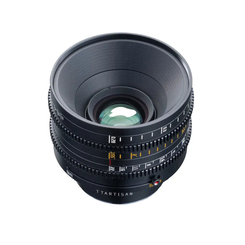 TTArtisan 35mm T2.1 Dual Bokeh Canon RF Mount top front