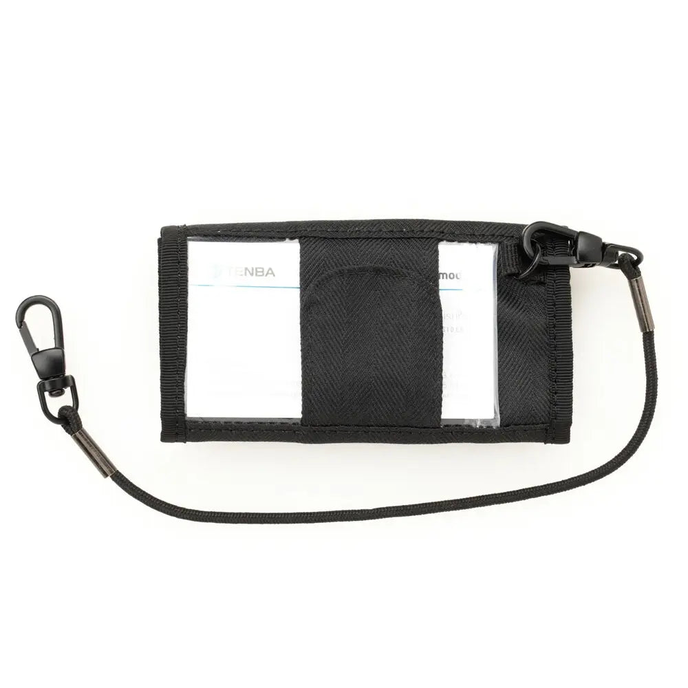 Tenba Tools Reload SD6+CF6 Card Wallet Black back angle