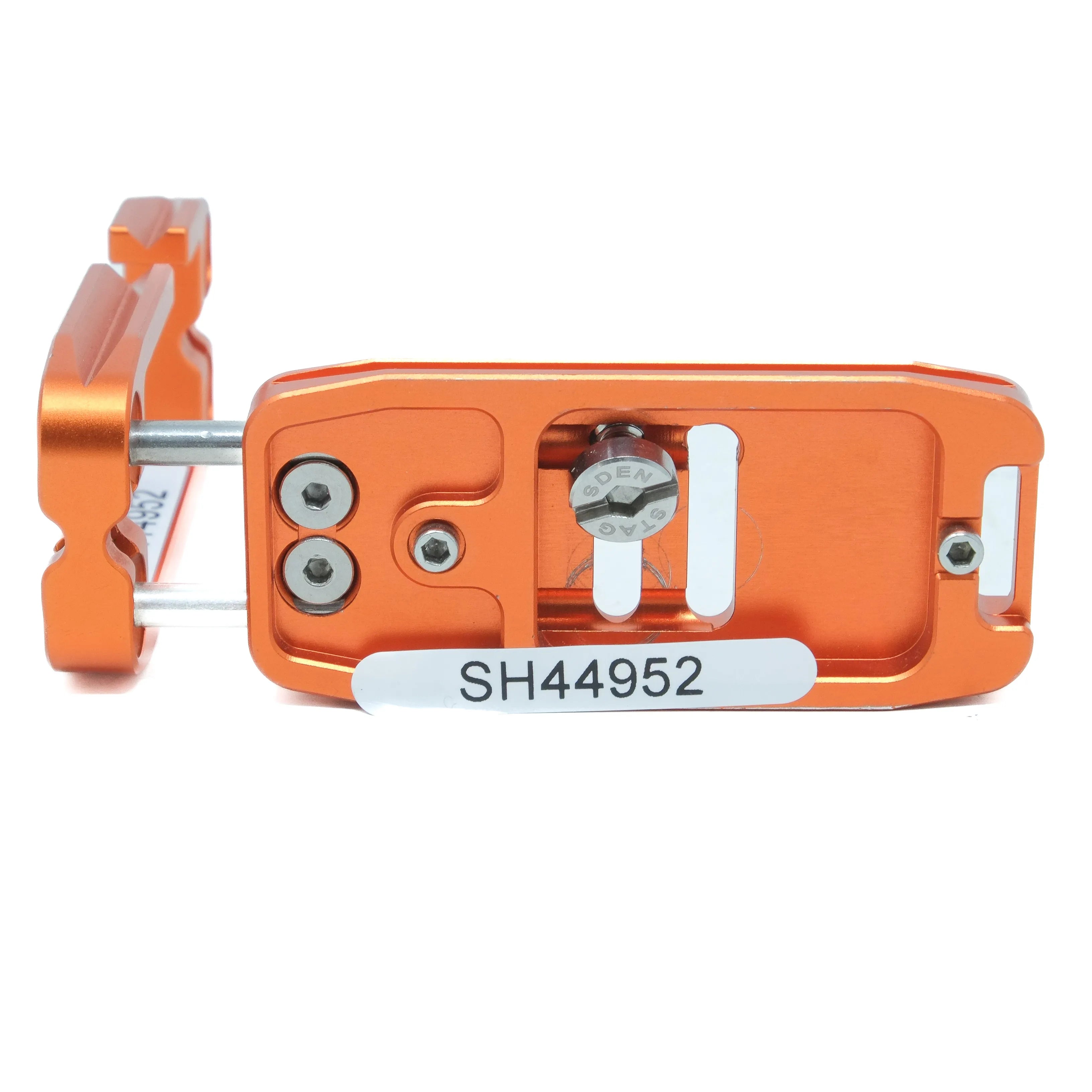 3 Legged Thing Orange L Bracket For Canon R5 II - bottom angle