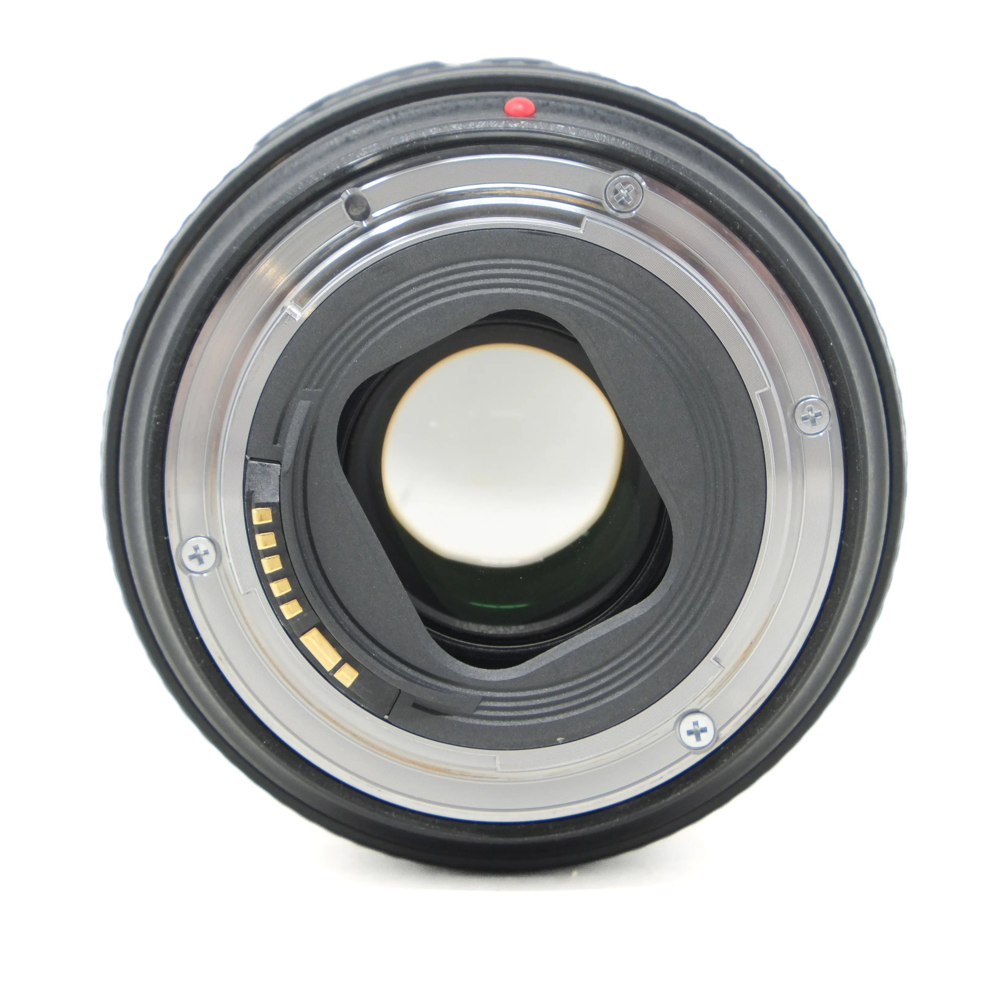 Camera lens on a white background