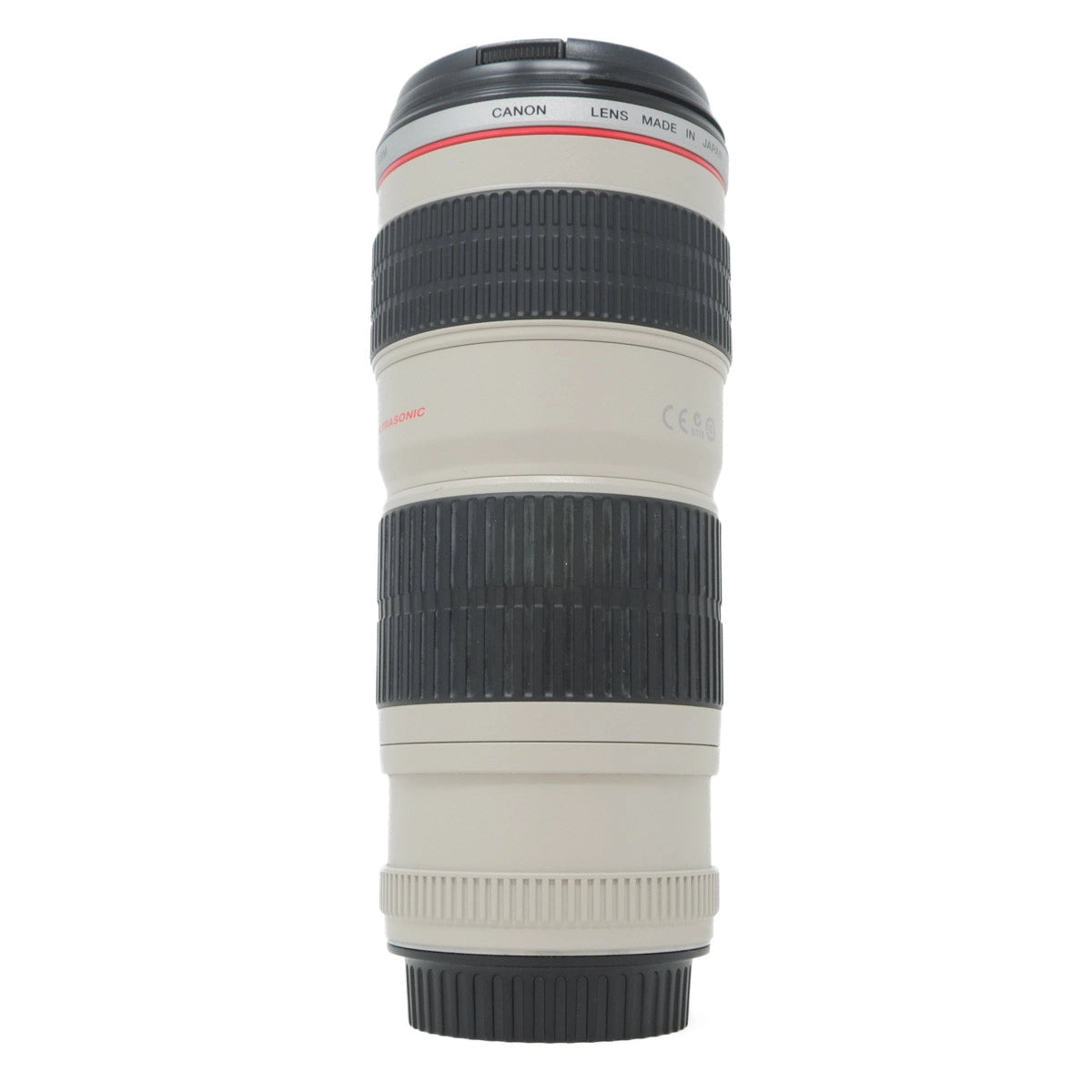 Canon camera lens on a white background