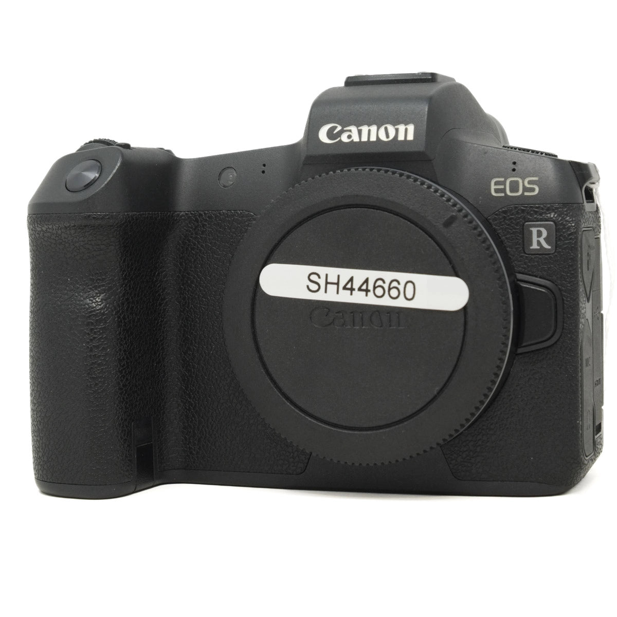 Canon camera body with model number SH44660 on a white background