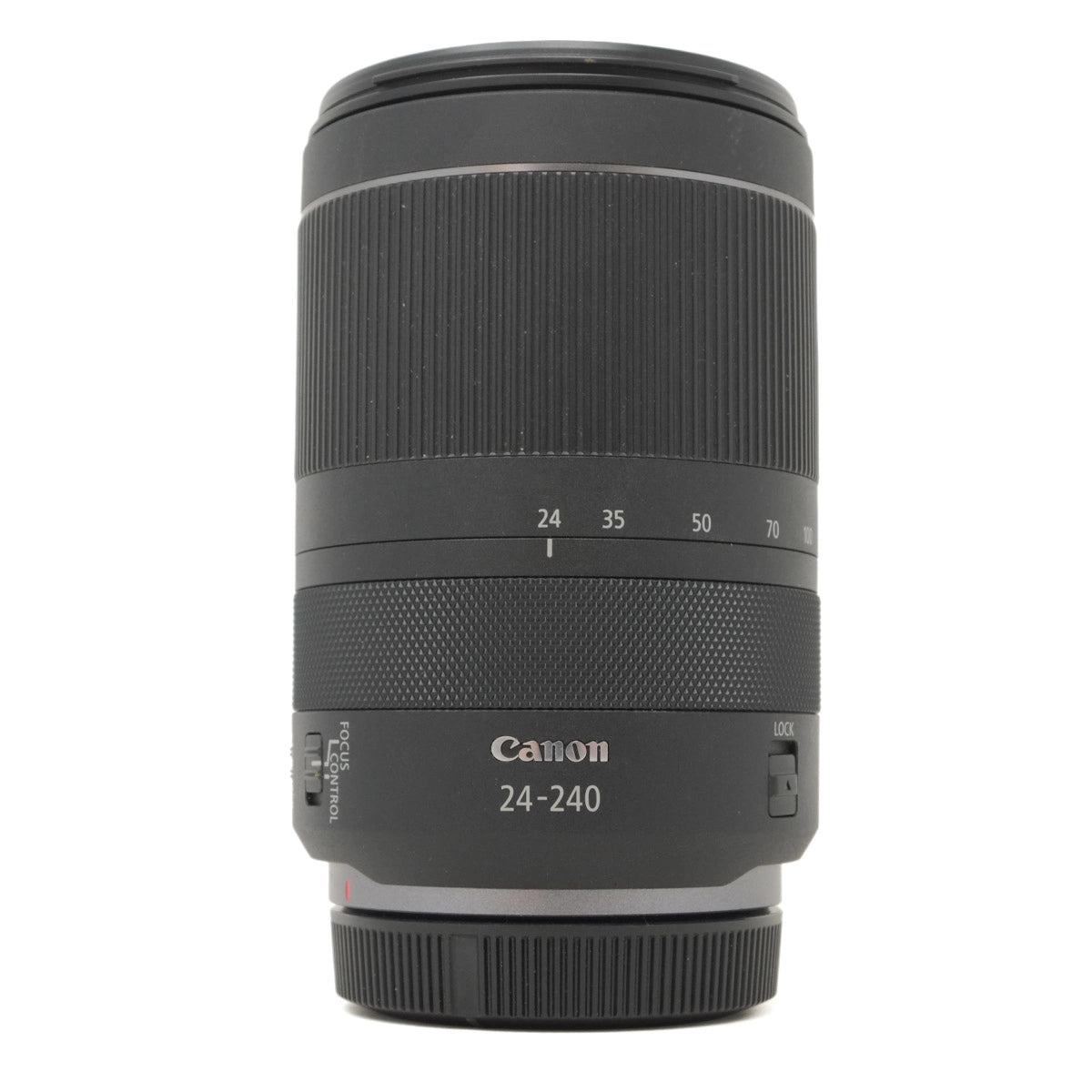Used Canon RF 24-240mm F4-6.3 IS USM Lens - front angle