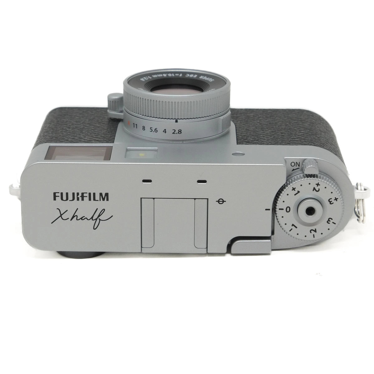 Used Fujifilm X Half in Silver and mint condition - top angle
