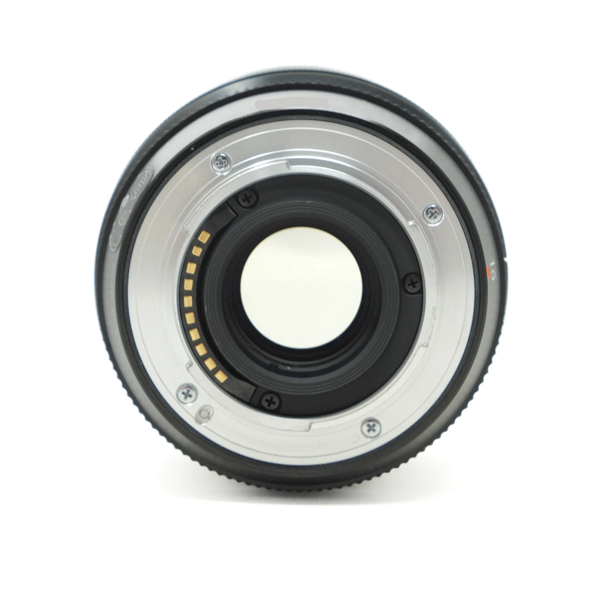Camera lens on a white background