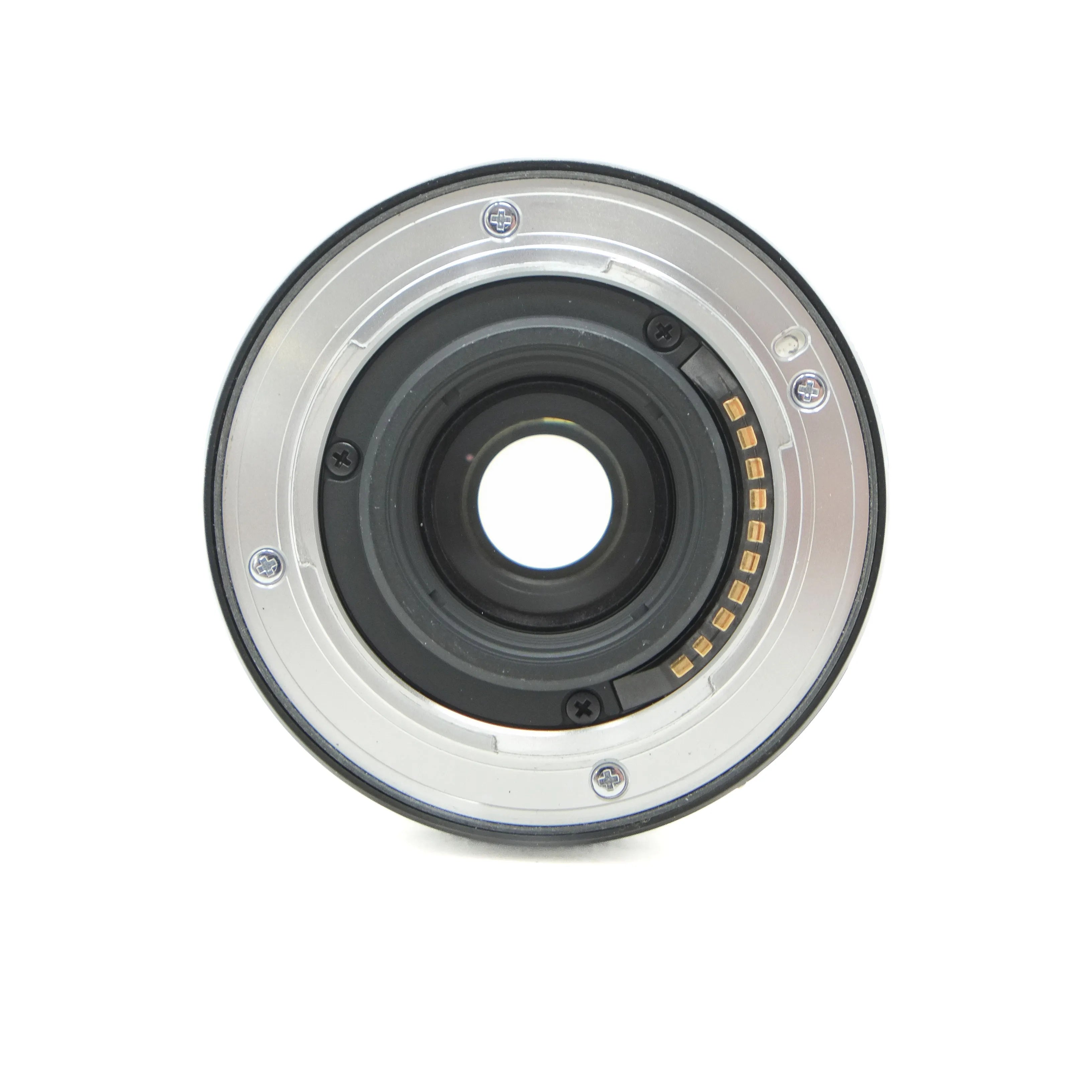Camera lens on a white background