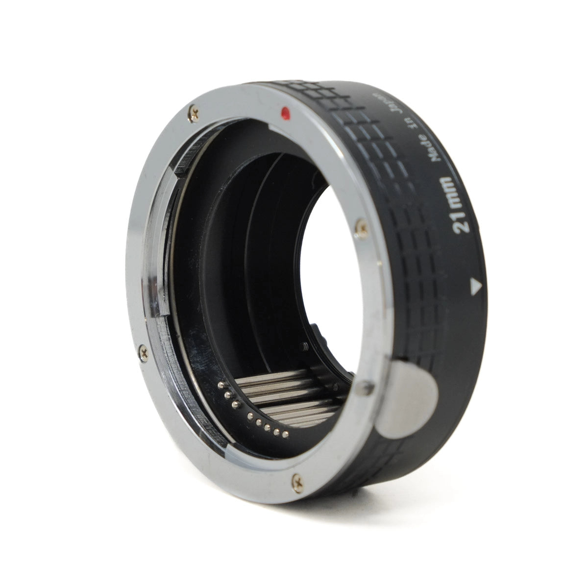Used Jesspos Extension tube set for Canon EOS EF fitting - side angle