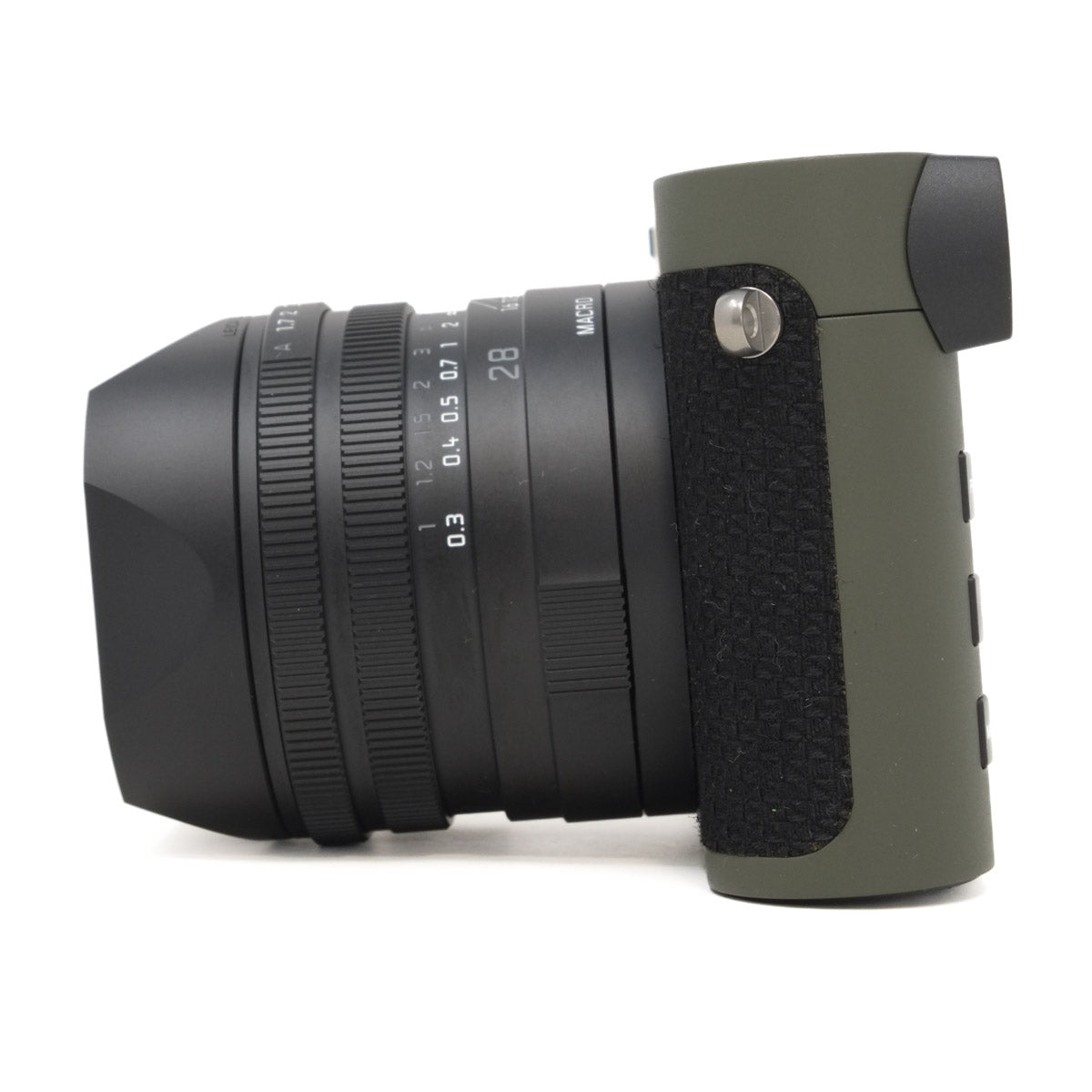 Used Leica Q2 Monochrom "Reporter" Limited Edition Camera - side angle