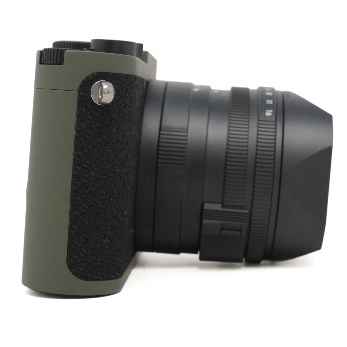 Used Leica Q2 Monochrom "Reporter" Limited Edition Camera - side angle