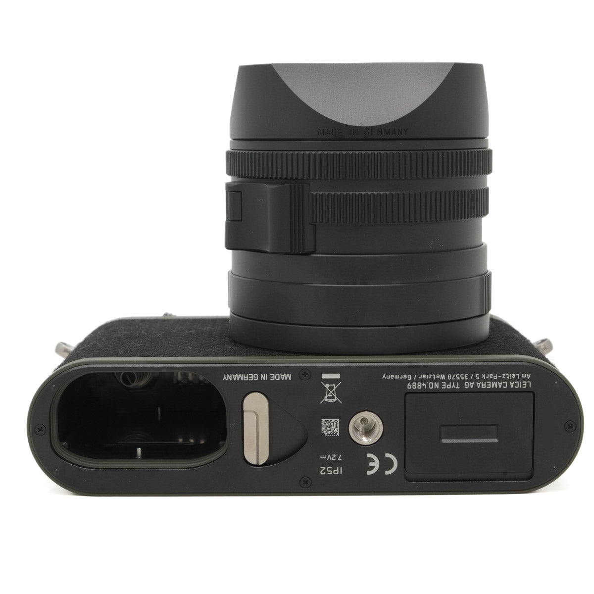 Used Leica Q2 Monochrom "Reporter" Limited Edition Camera - bottom angle