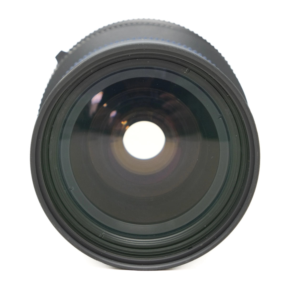 Camera lens on a white background