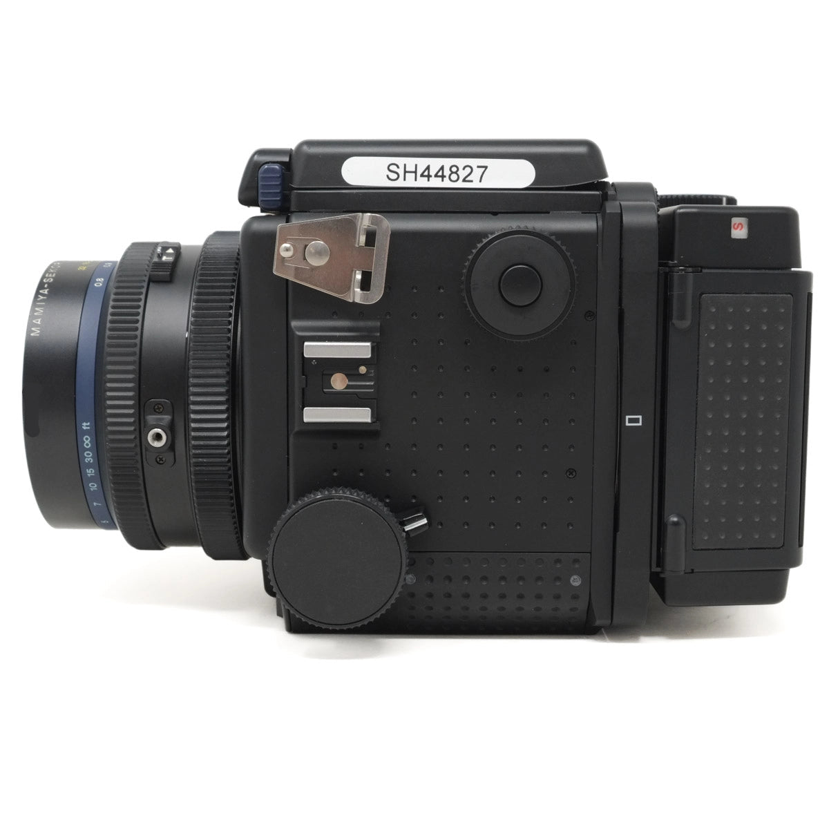 Used Mamiya RZ67 Pro II with 110mm F2.8 and WLF + 120 PRO II back - side angle