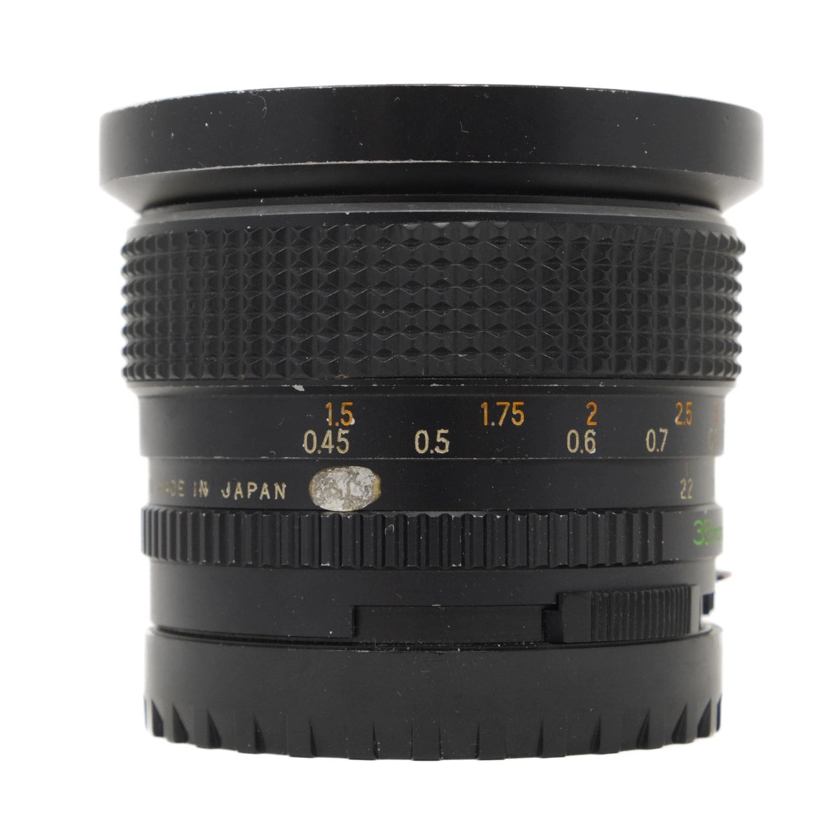Used Mamiya Sekor C 35mm F3.5 M645 Lens - side angle