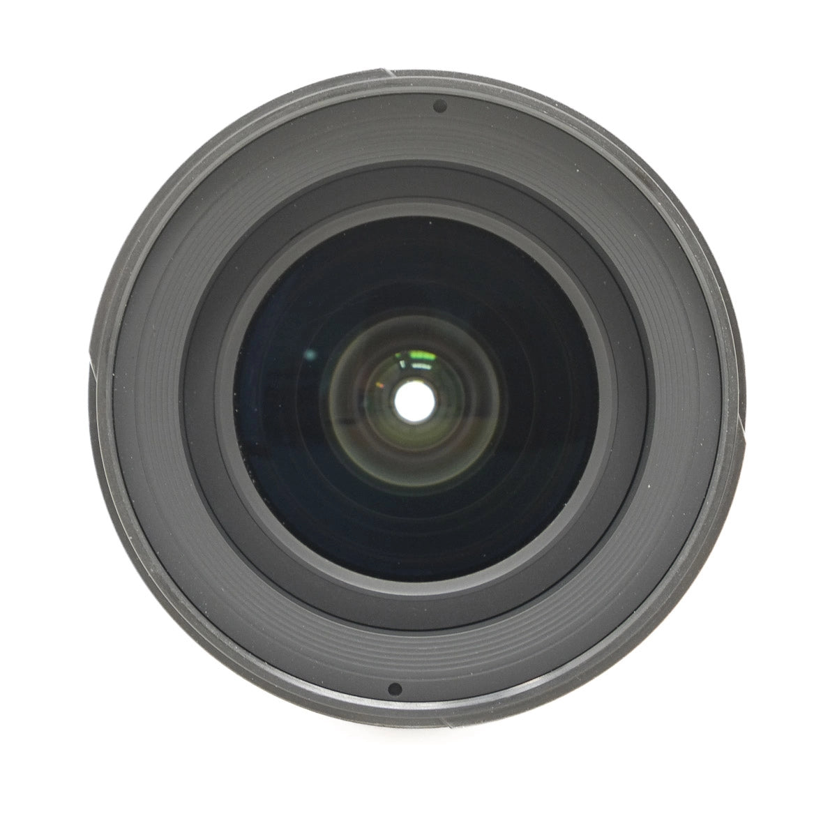 Camera lens on a white background