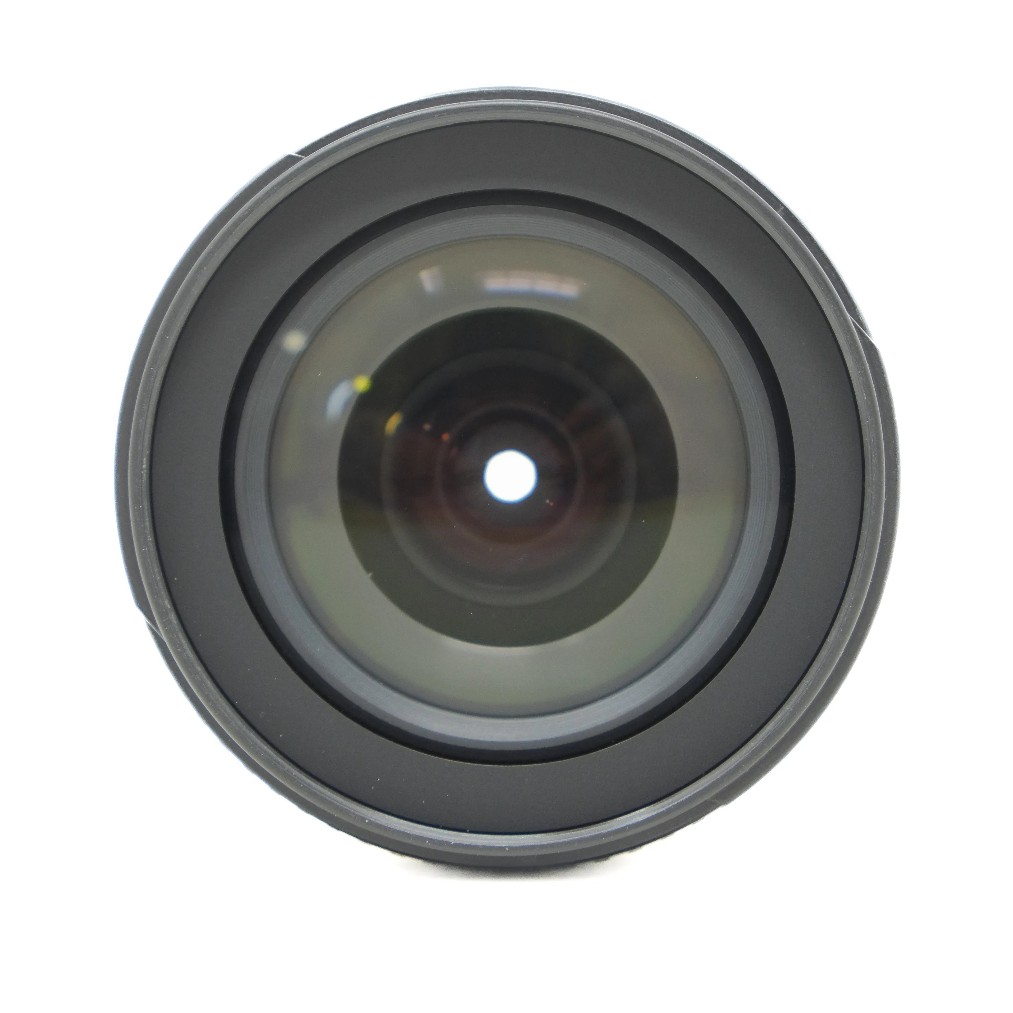 Camera lens on a white background