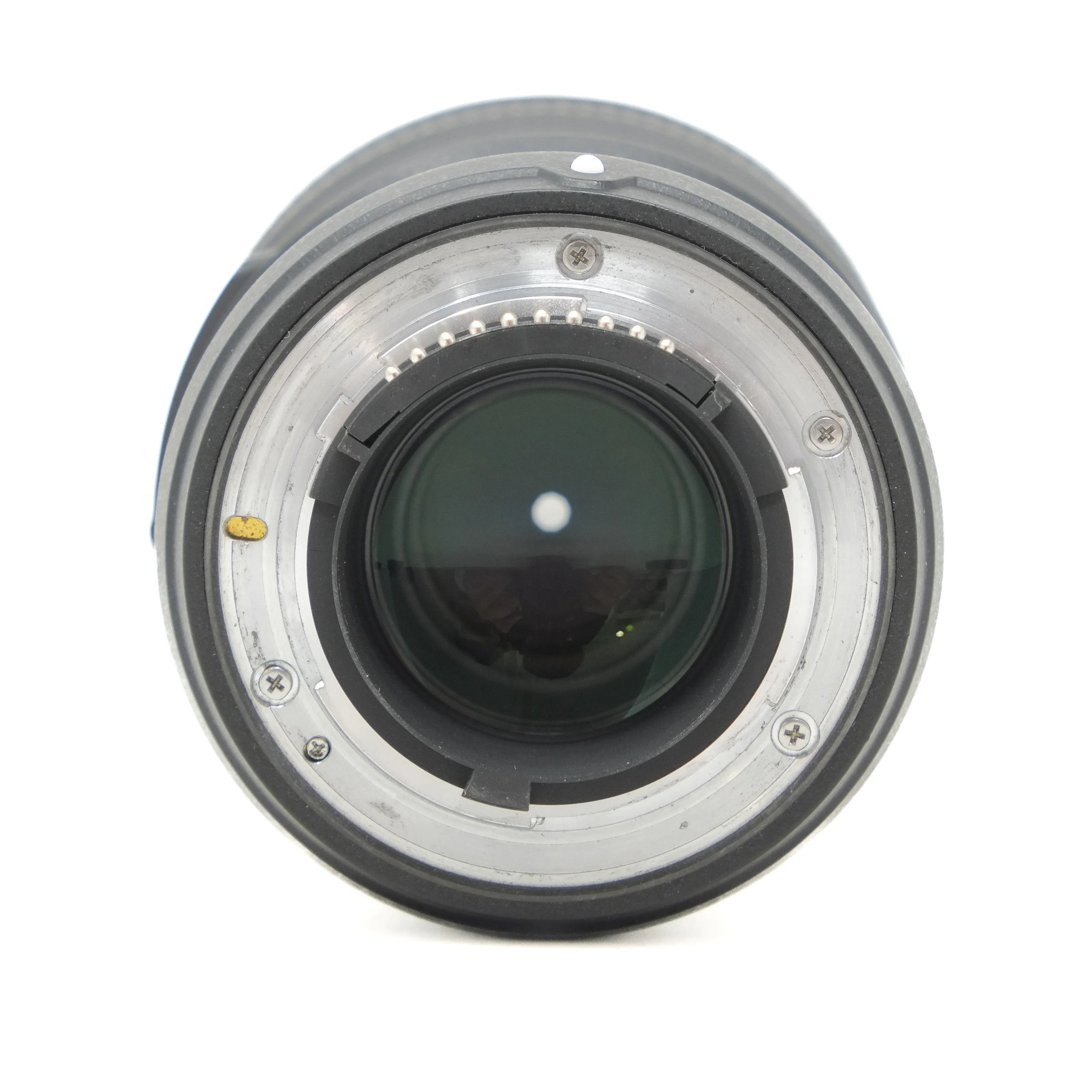 Camera lens on a white background