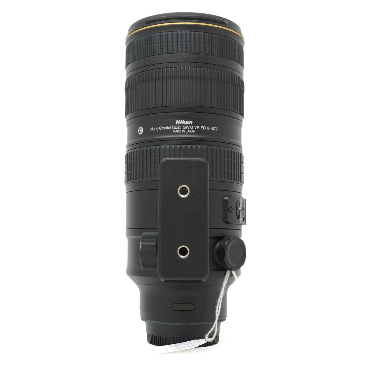 Used Nikon AF-S Nikkor 70-200mm F2.8G VR II ED N Lens - side angle
