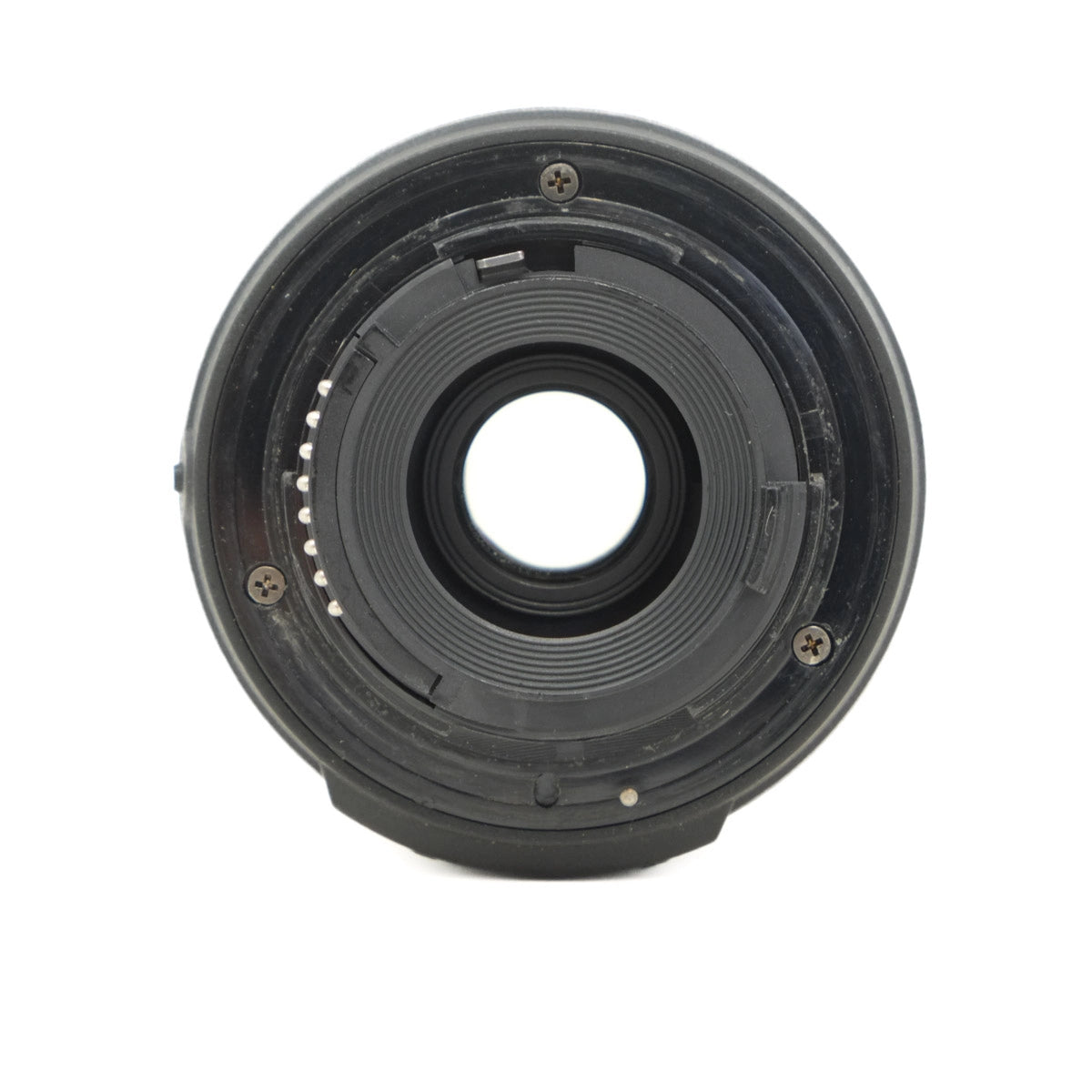 Camera lens on a white background