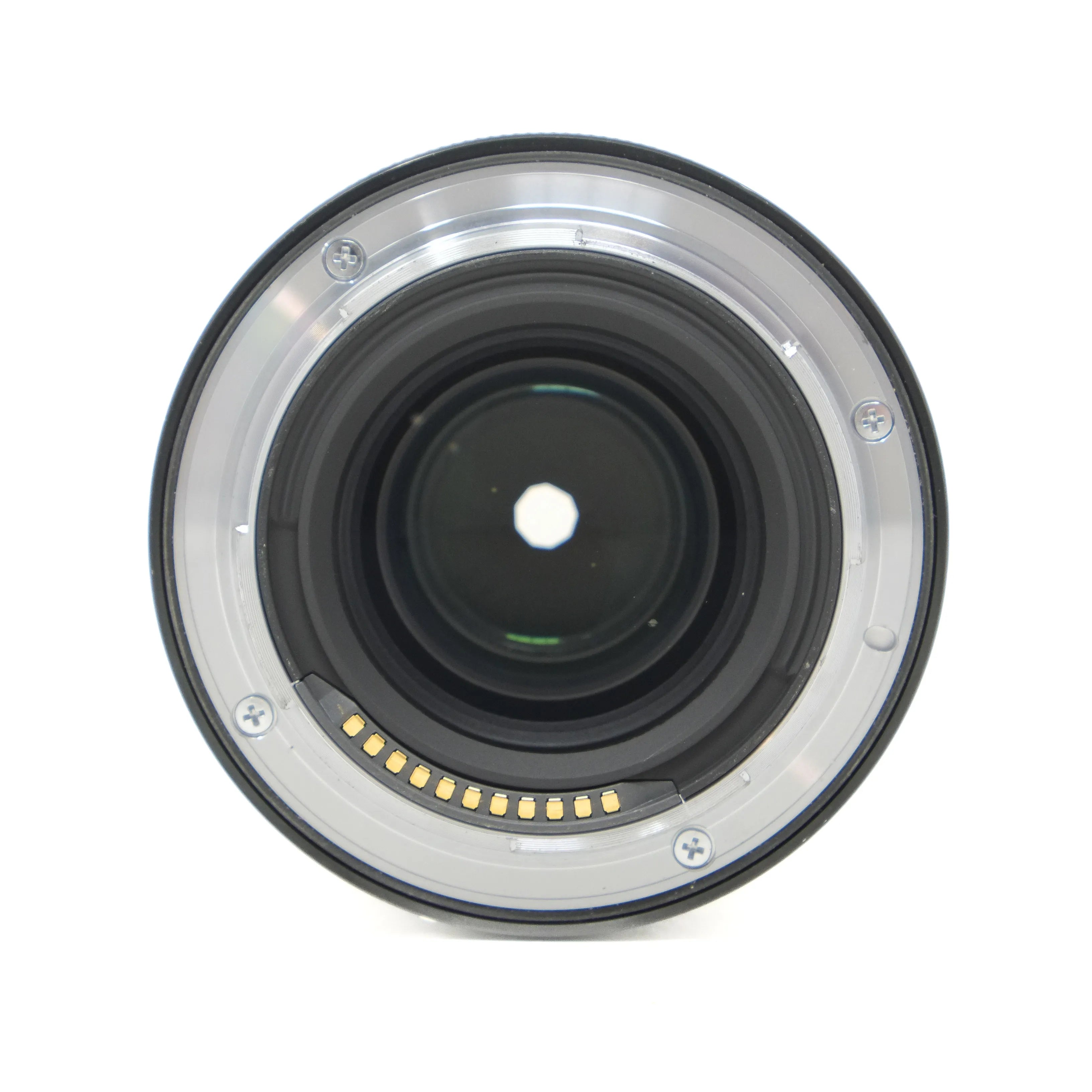 Camera lens on a white background