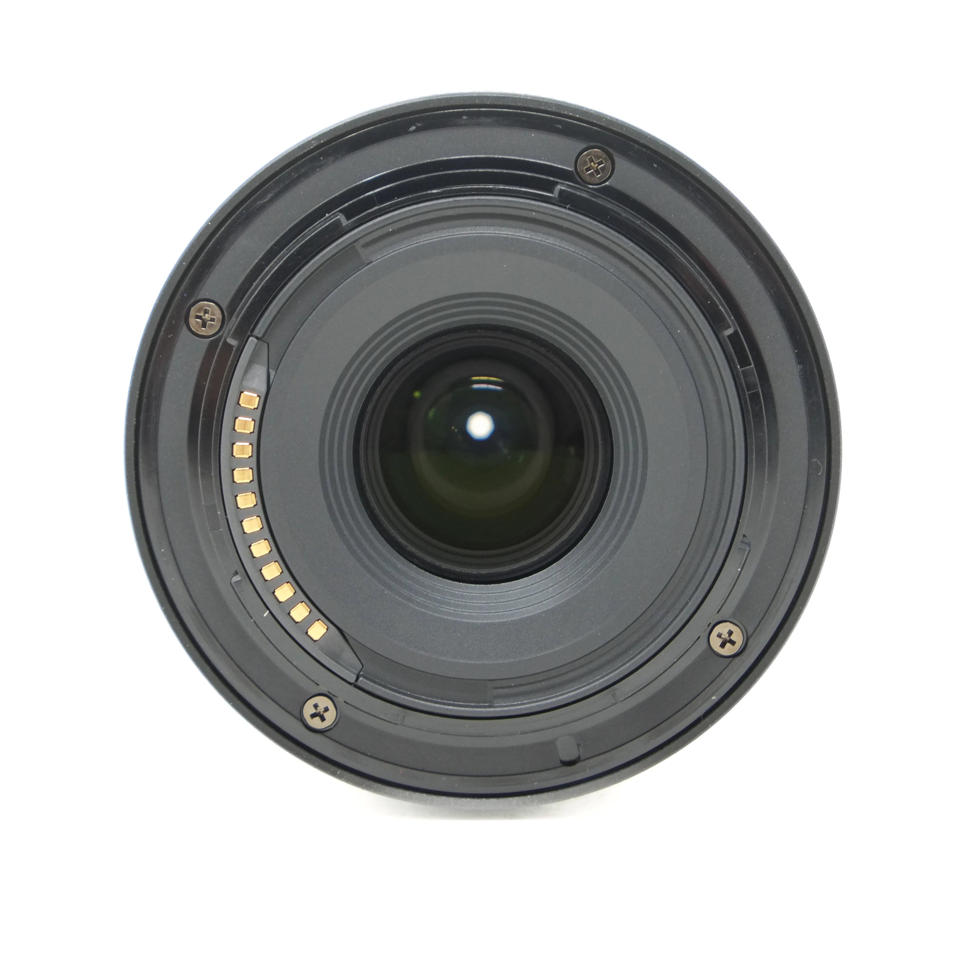 Camera lens on a white background