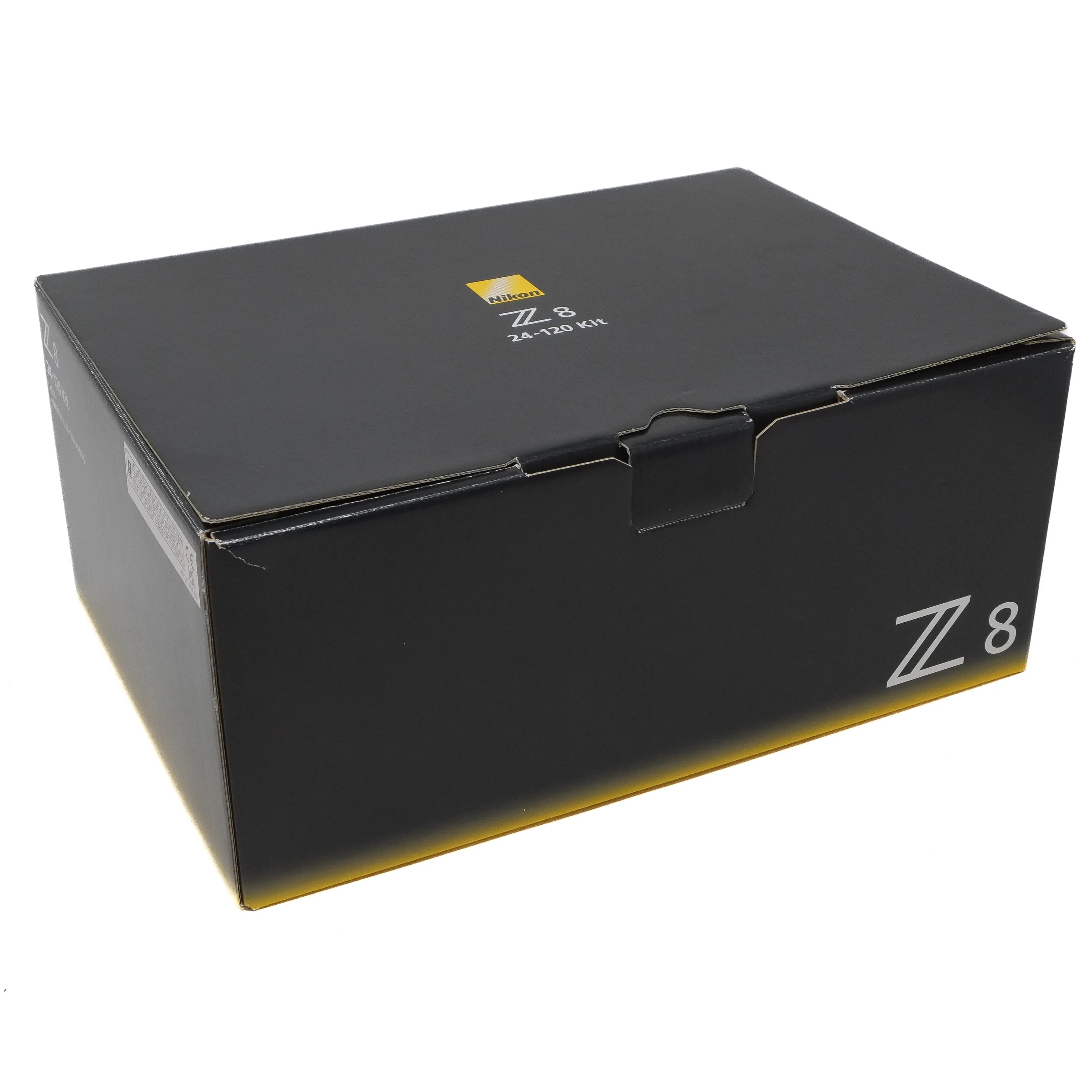 Black box with 'Z8' branding on a white background