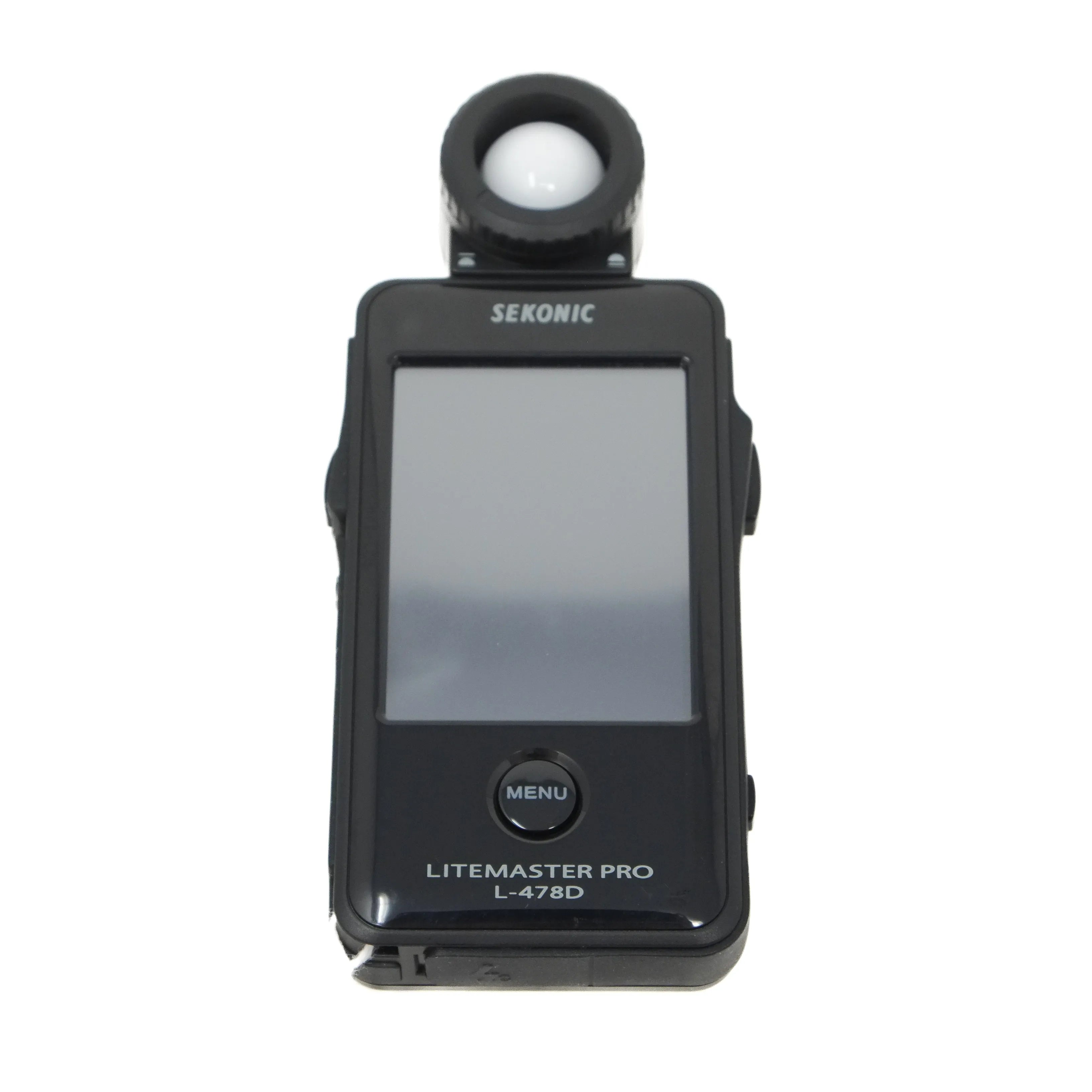 Sekonic Litemaster Pro L-478D light meter on a white background