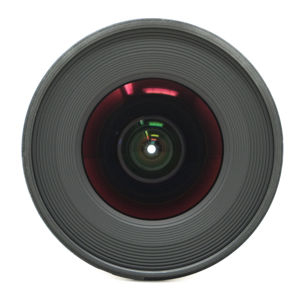 Used Sigma 10-20mm F4-5.6 DC HSM wide angle lens in Canon EF-S fitting - top angle