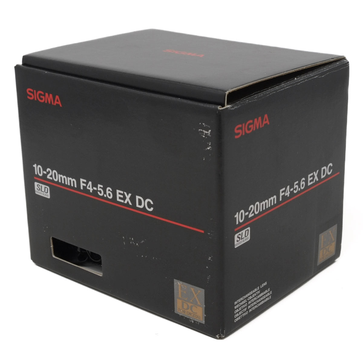 Used Sigma 10-20mm F4-5.6 EX DC Wide angle in Canon EF-S fitting - original box