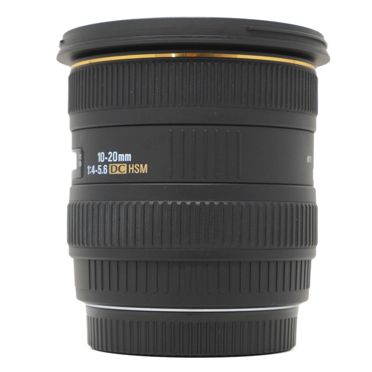 Used Sigma 10-20mm F4-5.6 EX DC Wide angle in Canon EF-S fitting - side angle