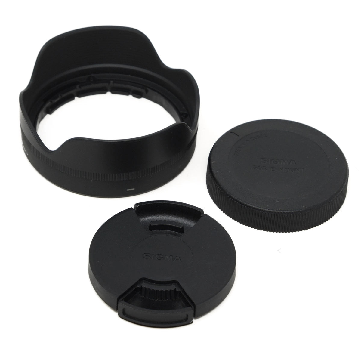 Used Sigma 18-50mm F2.8 DC DN lens for Sony E - lens caps and lens hood