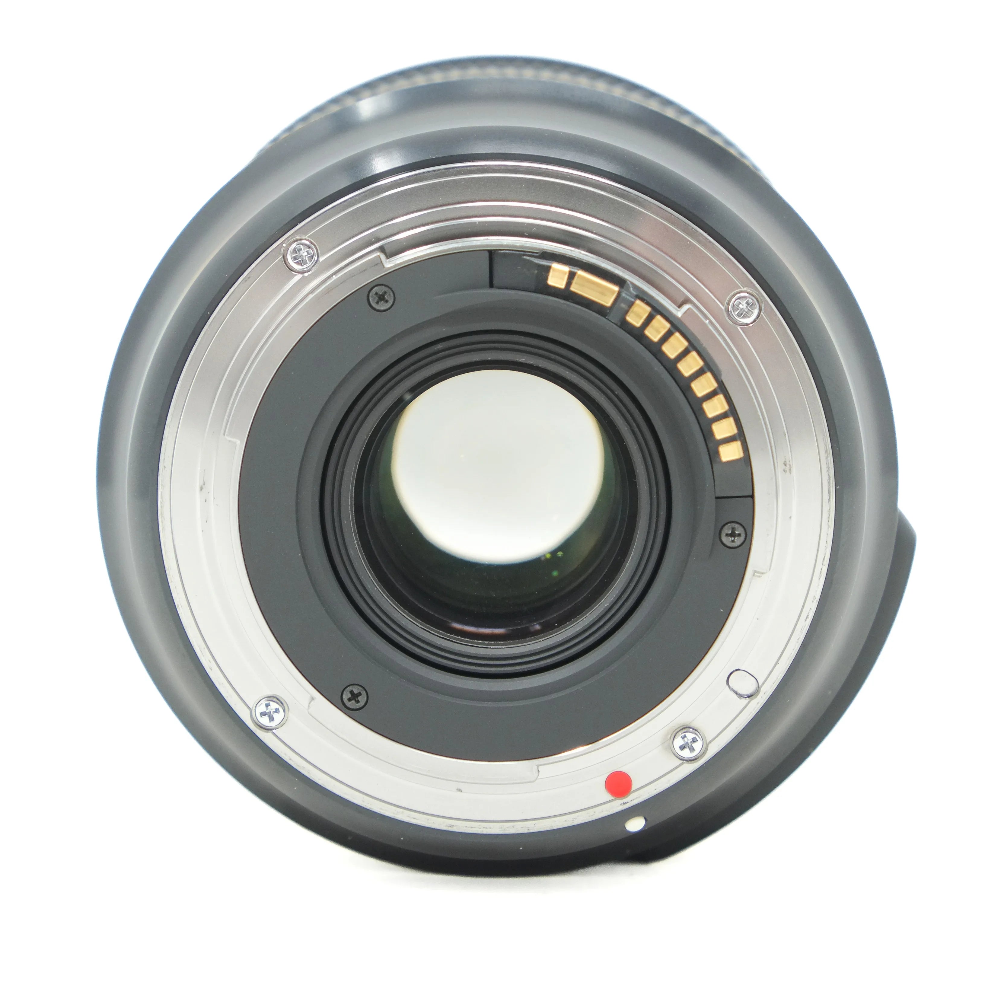 Camera lens on a white background