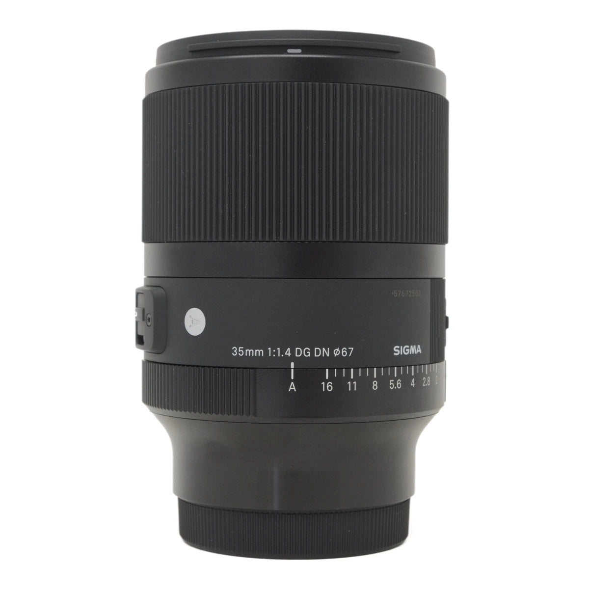 Used Sigma 35mm F1.4 DG DN ART lens for Sony E - front angle