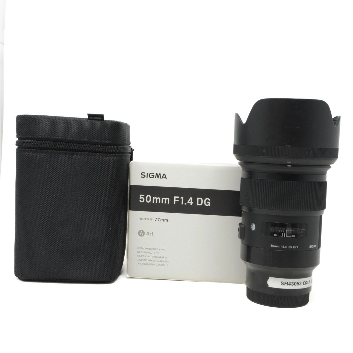 Used Sigma 50mm F/1.4 DG ART lens in Sony E-Mount