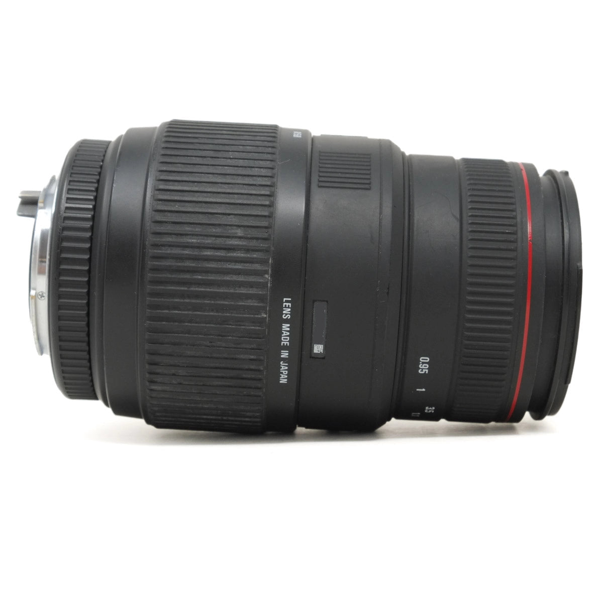 Camera lens on a white background