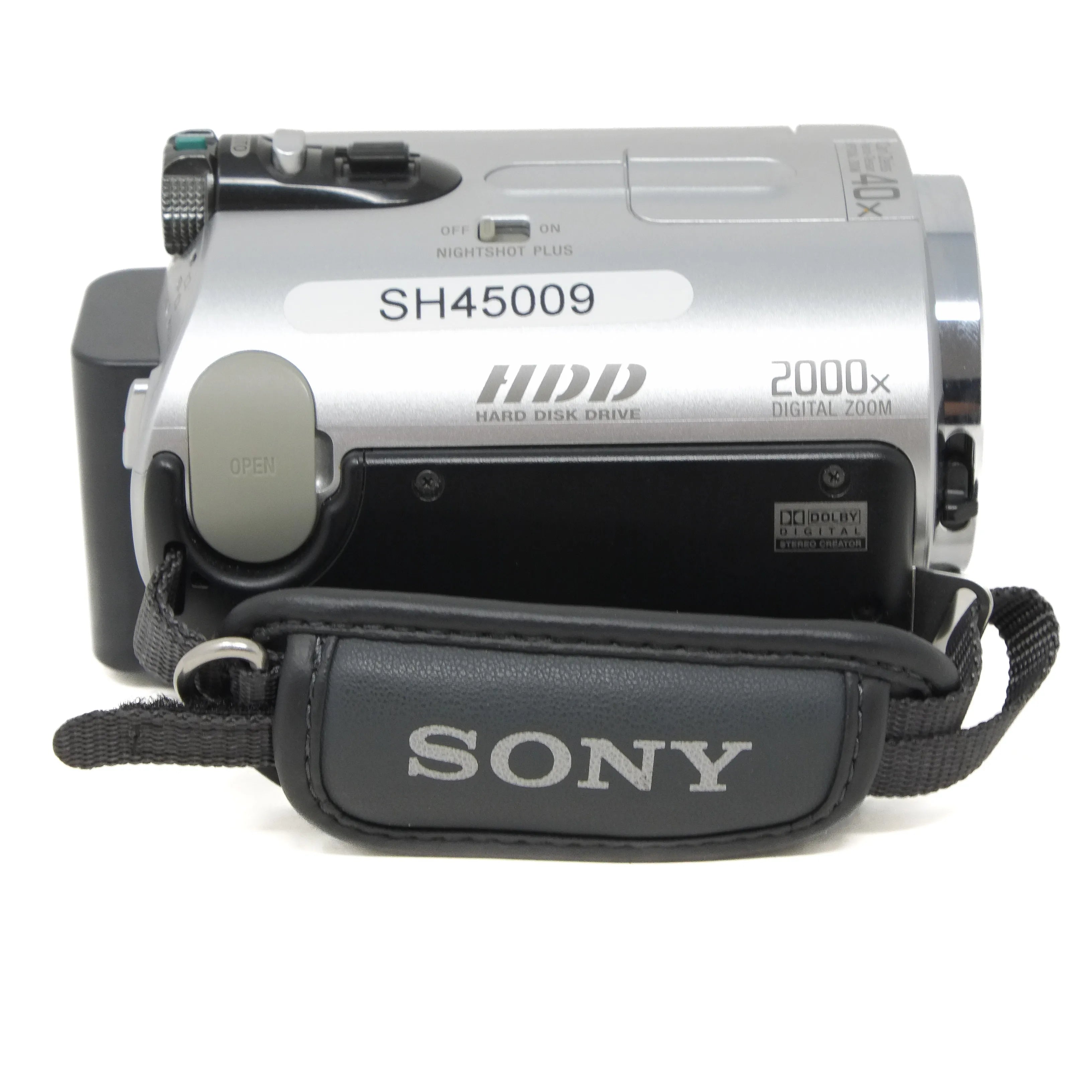 Used Sony Handycam DCR-SR32E Camcorder - side angle