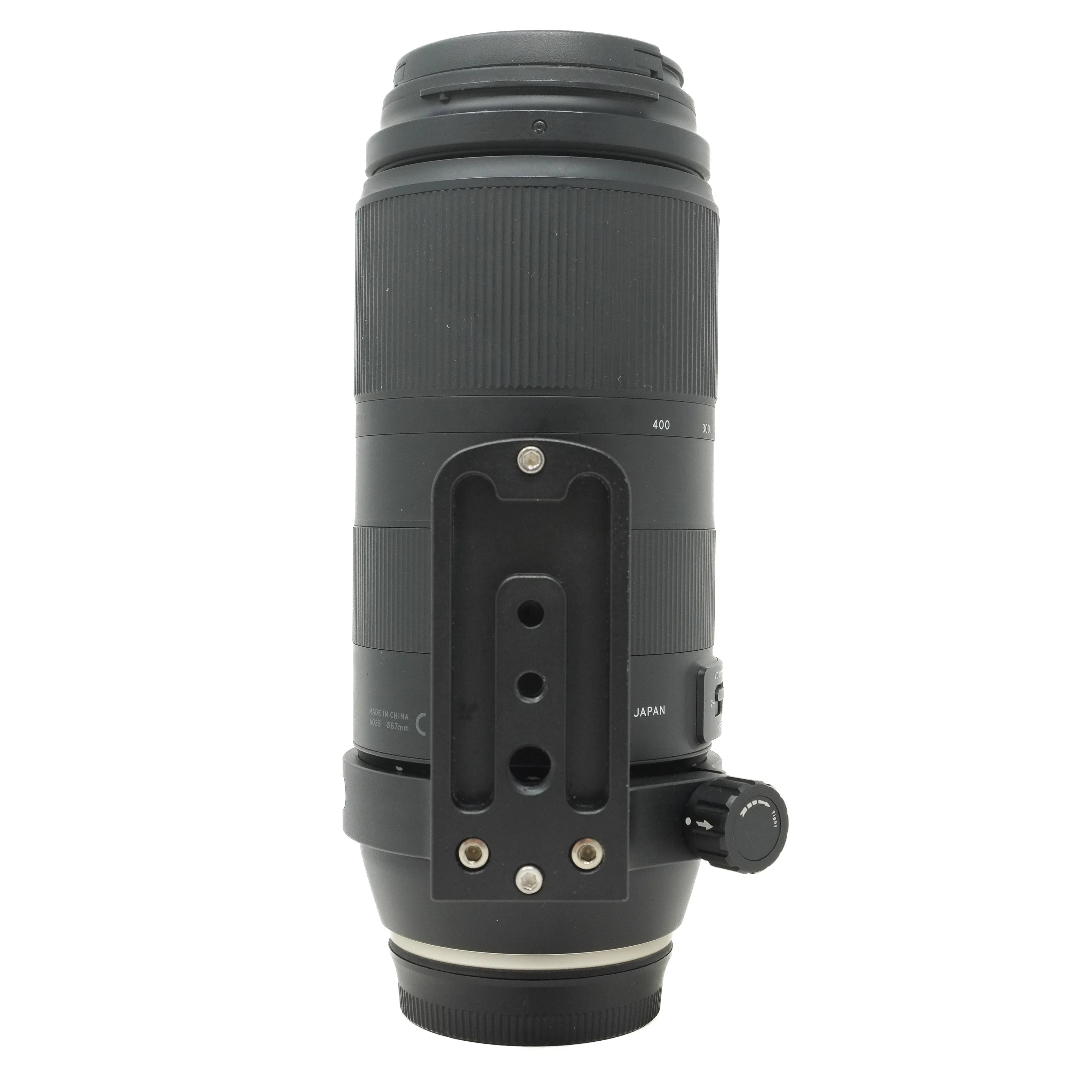 Used Tamron 100-400mm F4.5-6.3 DI VC WD Canon EF Mount - side angle
