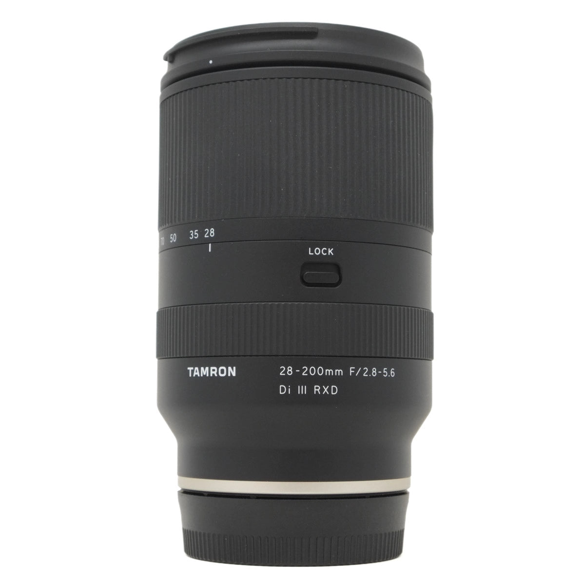 Used Tamron 28-200mm F2.8-5.6 Di III RXD lens in Sony E Mount - front angle