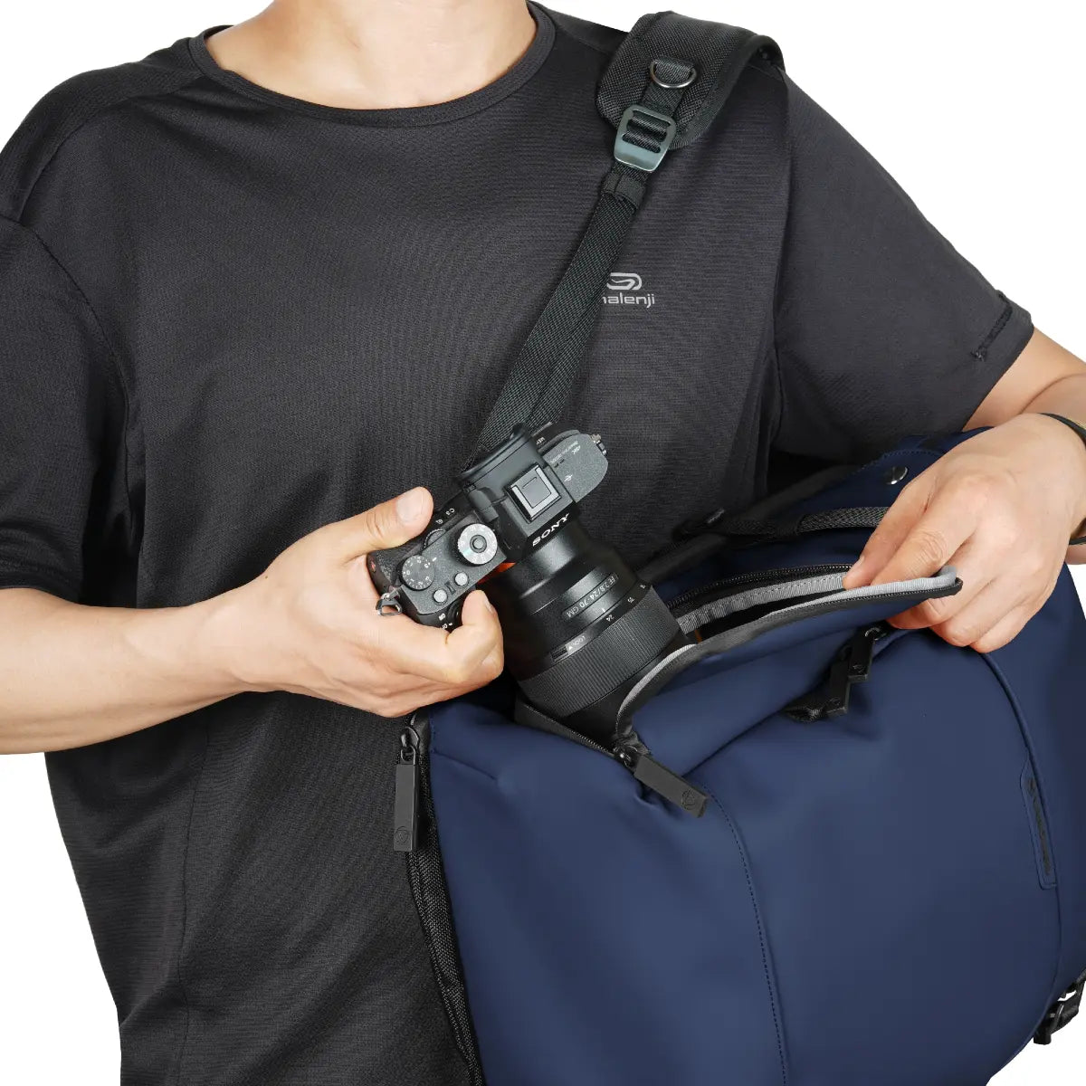 Vanguard VEO LITE B20L Camera Backpack - Navy Blue