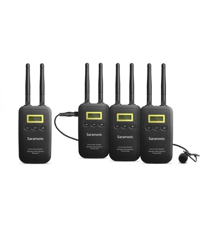 Clearance Saramonic VmicLink5 RX + TX + TX + TX Package (no batteries)