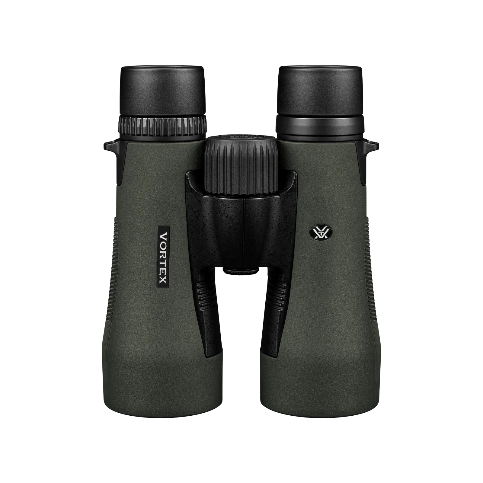 Vortex Vortex Pro binoculars in matte dark green with black accents, shown against a plain white background.