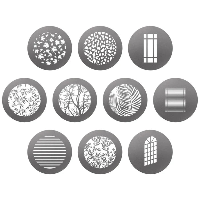 Westcott Environmental Gobo Pack for Optical Spot by Lindsay Adler (10-Pack) 4764