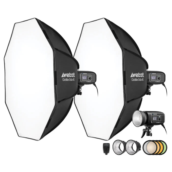 Westcott FJ400-SE 3-Light Studio Strobe Kit with FJ-X3 Universal Wireless Trigger
