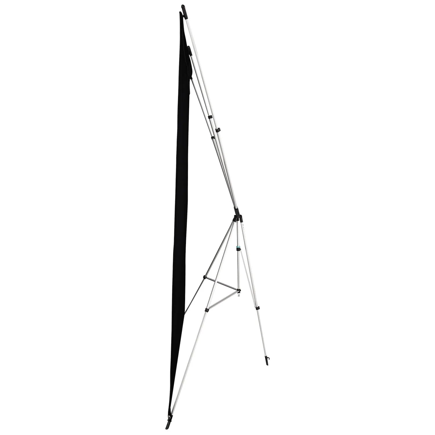 Westcott X-Drop Wrinkle-Resistant Backdrop - Rich Black Kit (5' x 7')