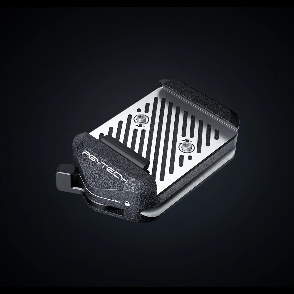 Camera accessory with 'Frytech' branding on a black background
